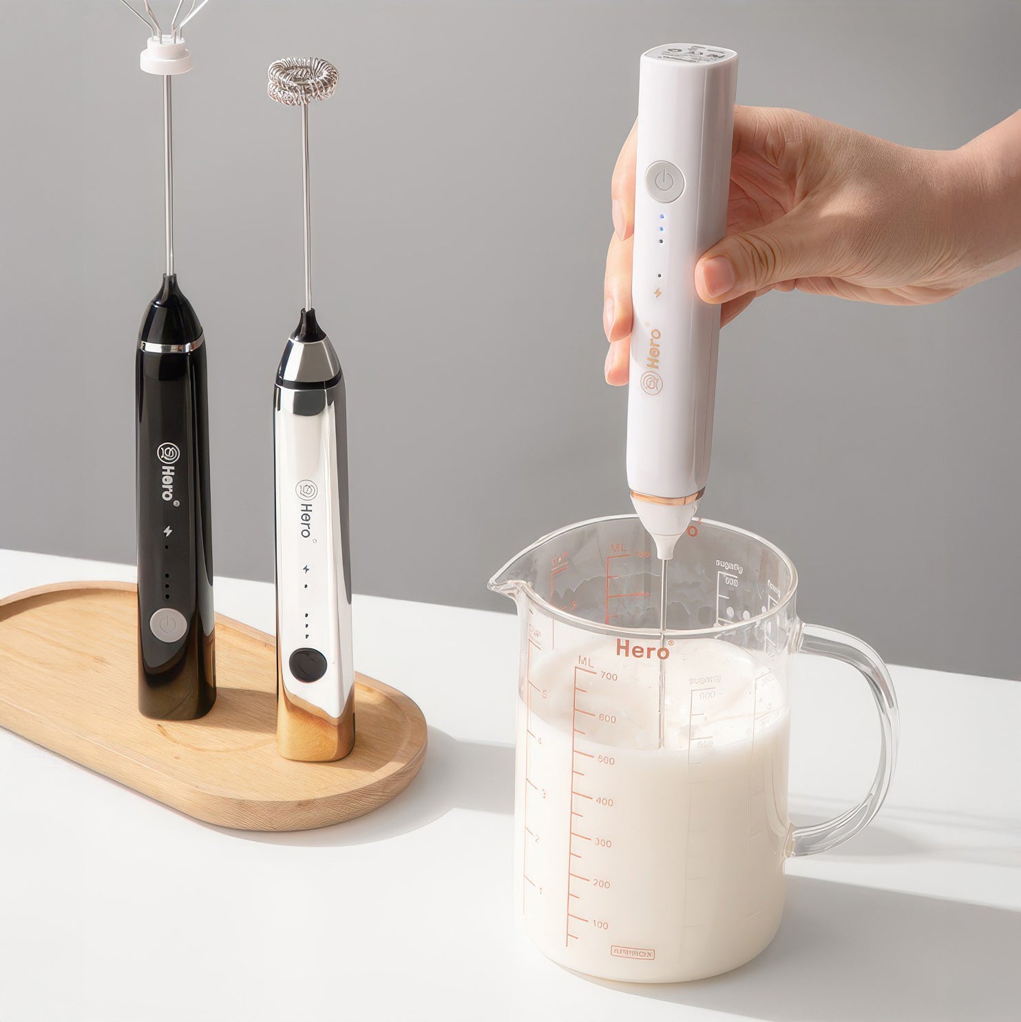 Handheld Milk Frother Electric Foam Maker