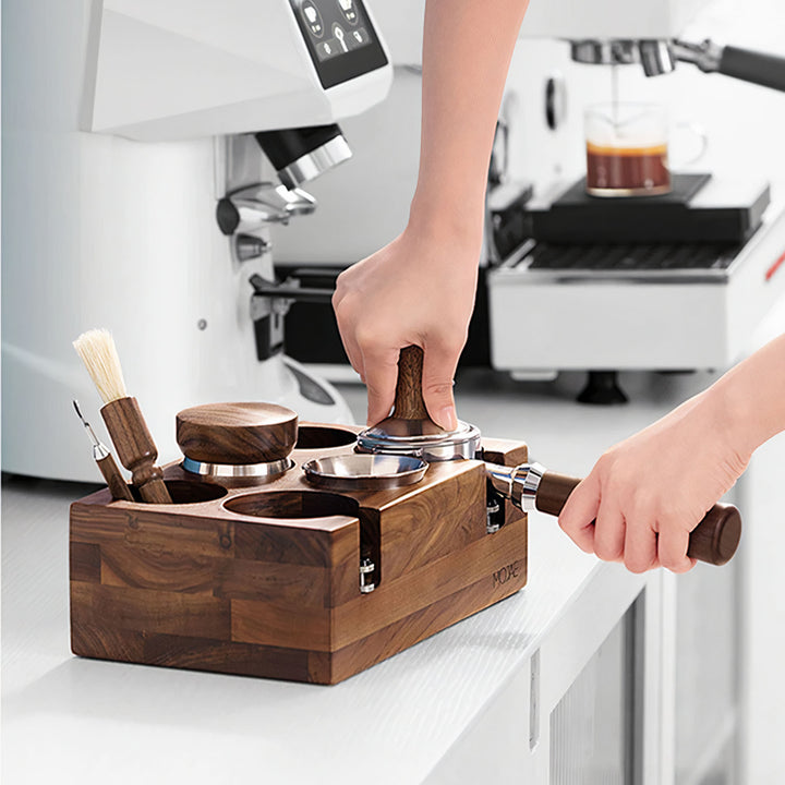 Walnut Organizer Box For Barista