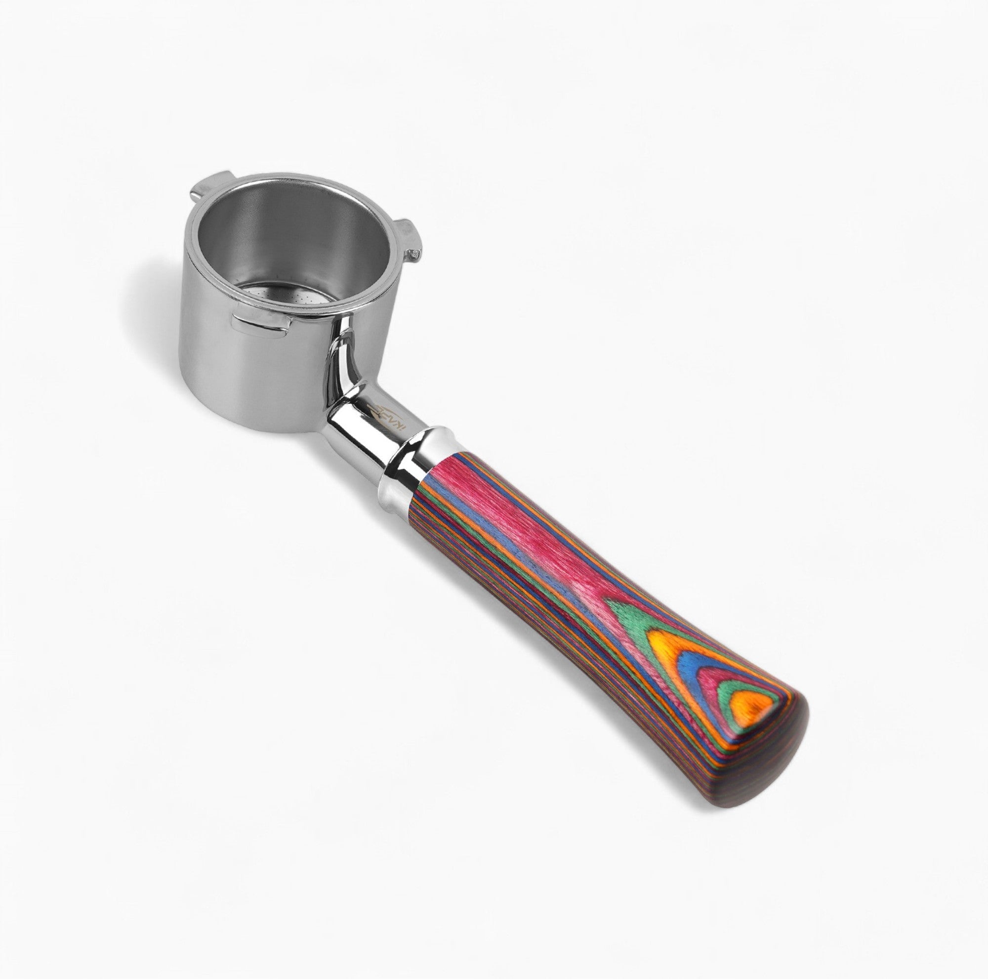 Bottomless Portafilter Colorful Wooden Handle