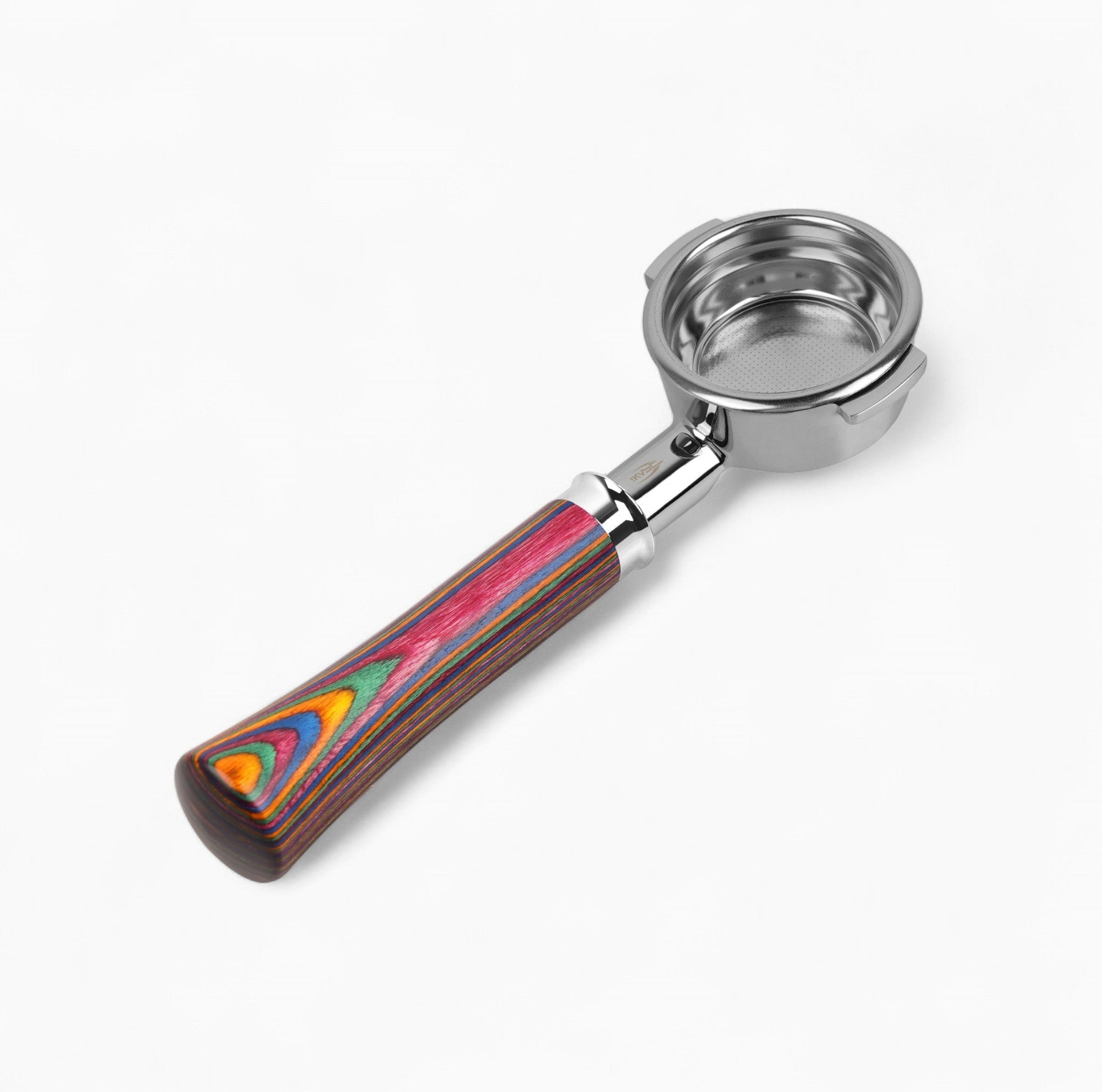 Bottomless Portafilter Colorful Wooden Handle