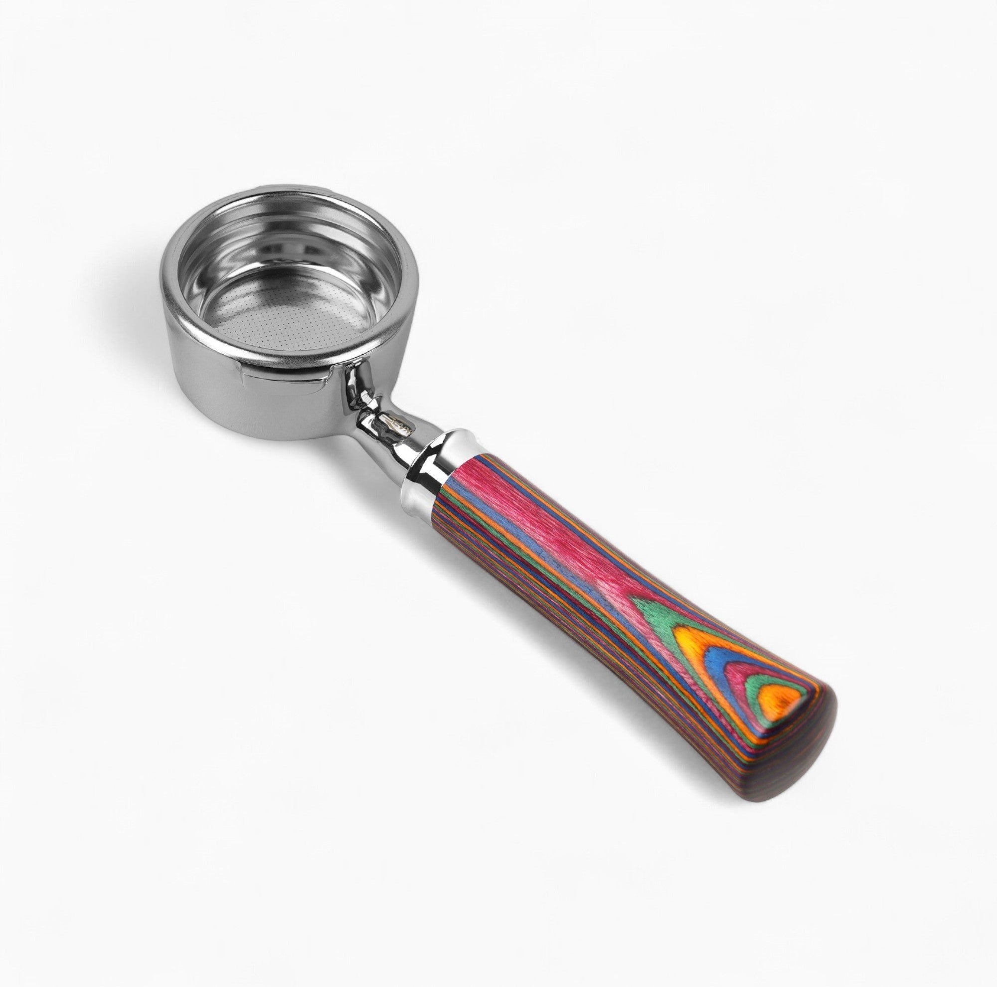 Bottomless Portafilter Colorful Wooden Handle