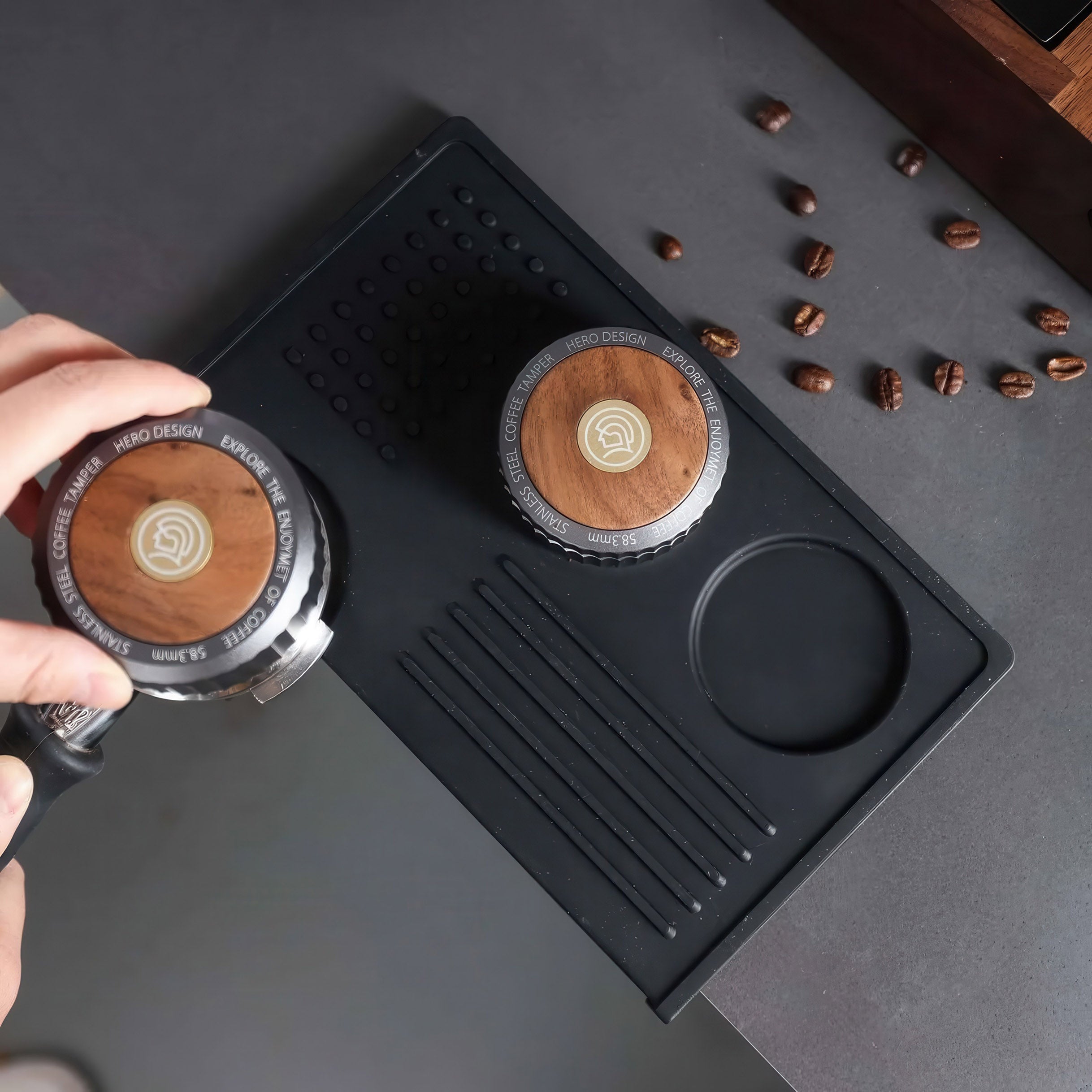 Barista Coffee Tamper Mat