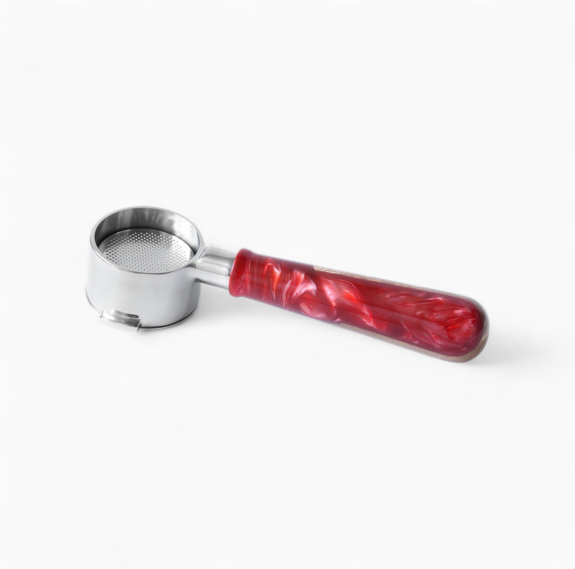 Walnut & Resin Handle Bottomless Portafilter