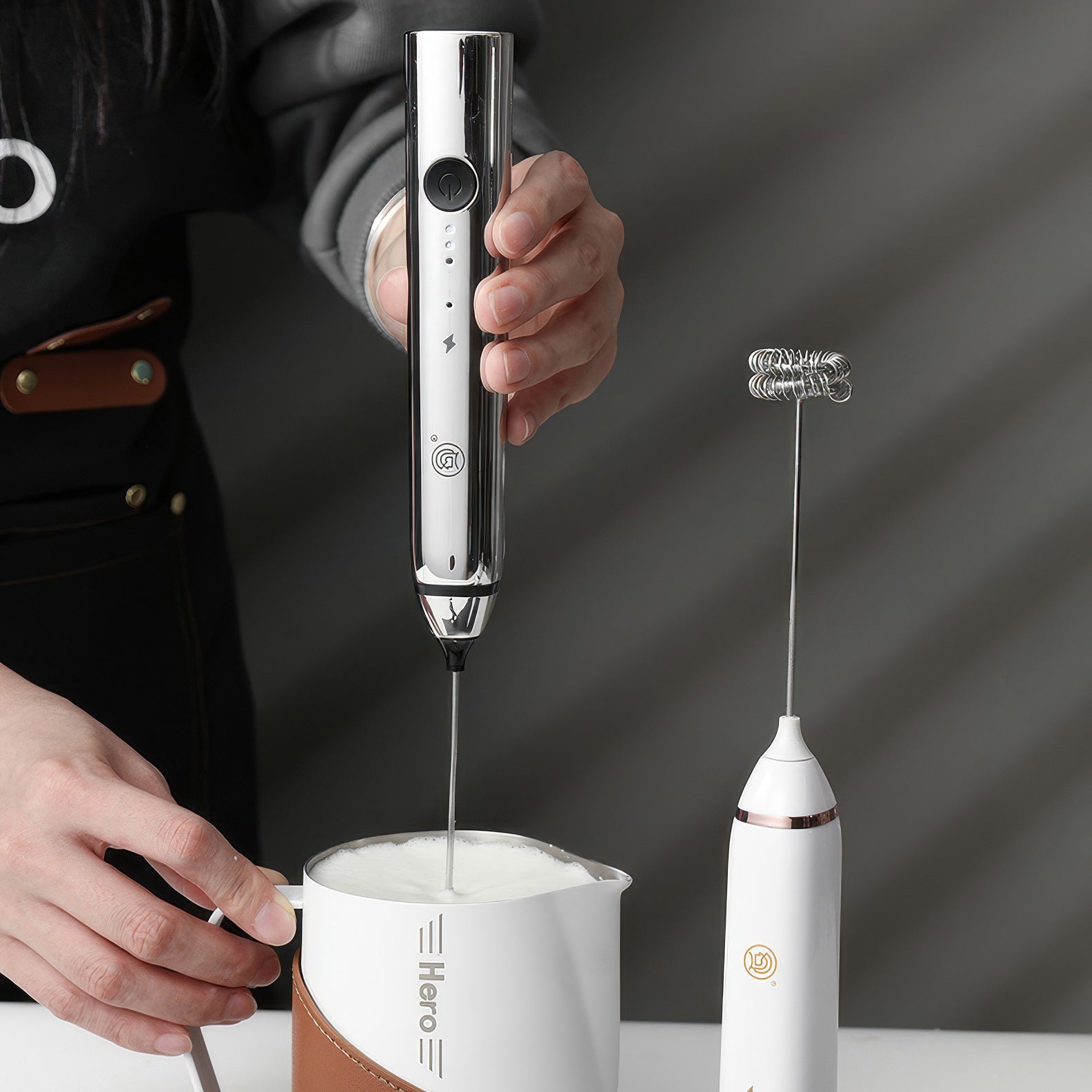Handheld Milk Frother Electric Foam Maker
