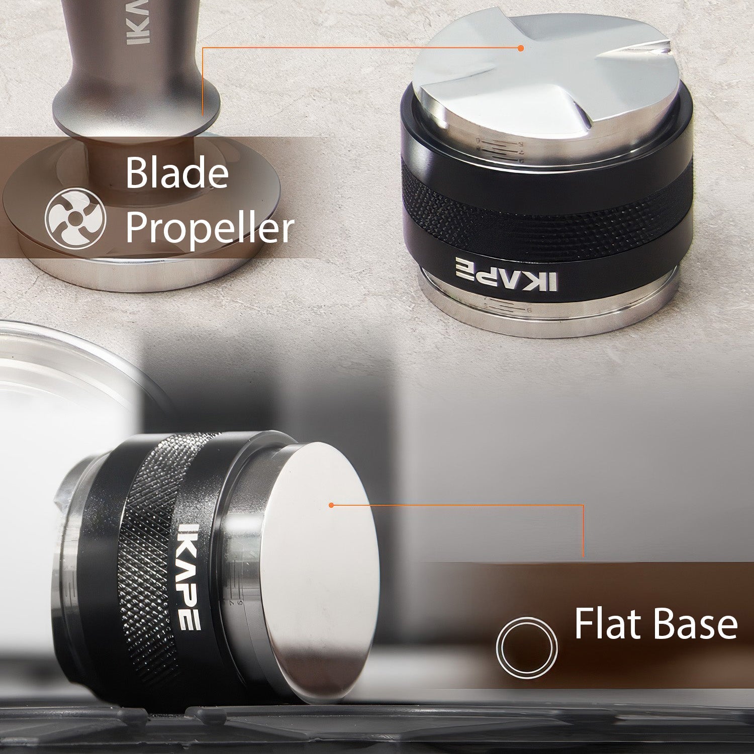 2 in 1 Adjustable Coffee Distributor & Tamper