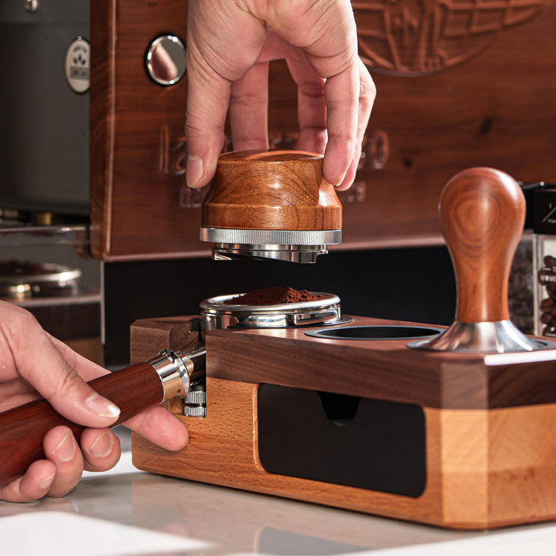 Espresso Tamping Station with Drawer for Storage