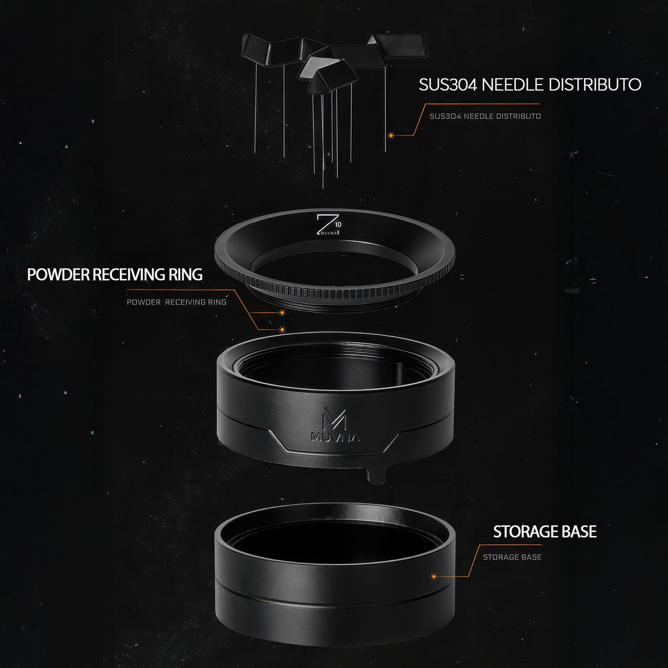 Z10 WDT Tool & Dosing Ring - 2-in-1 Espresso Distributor