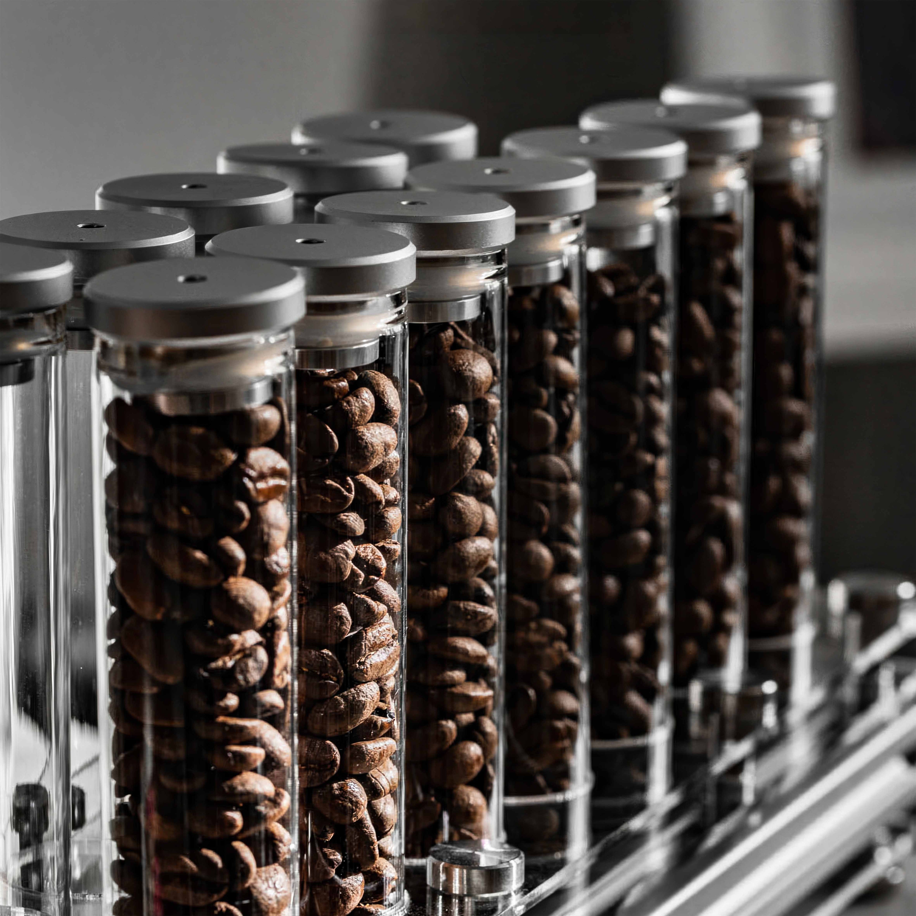 Coffee Bean Storage Bottle with One Way Valve