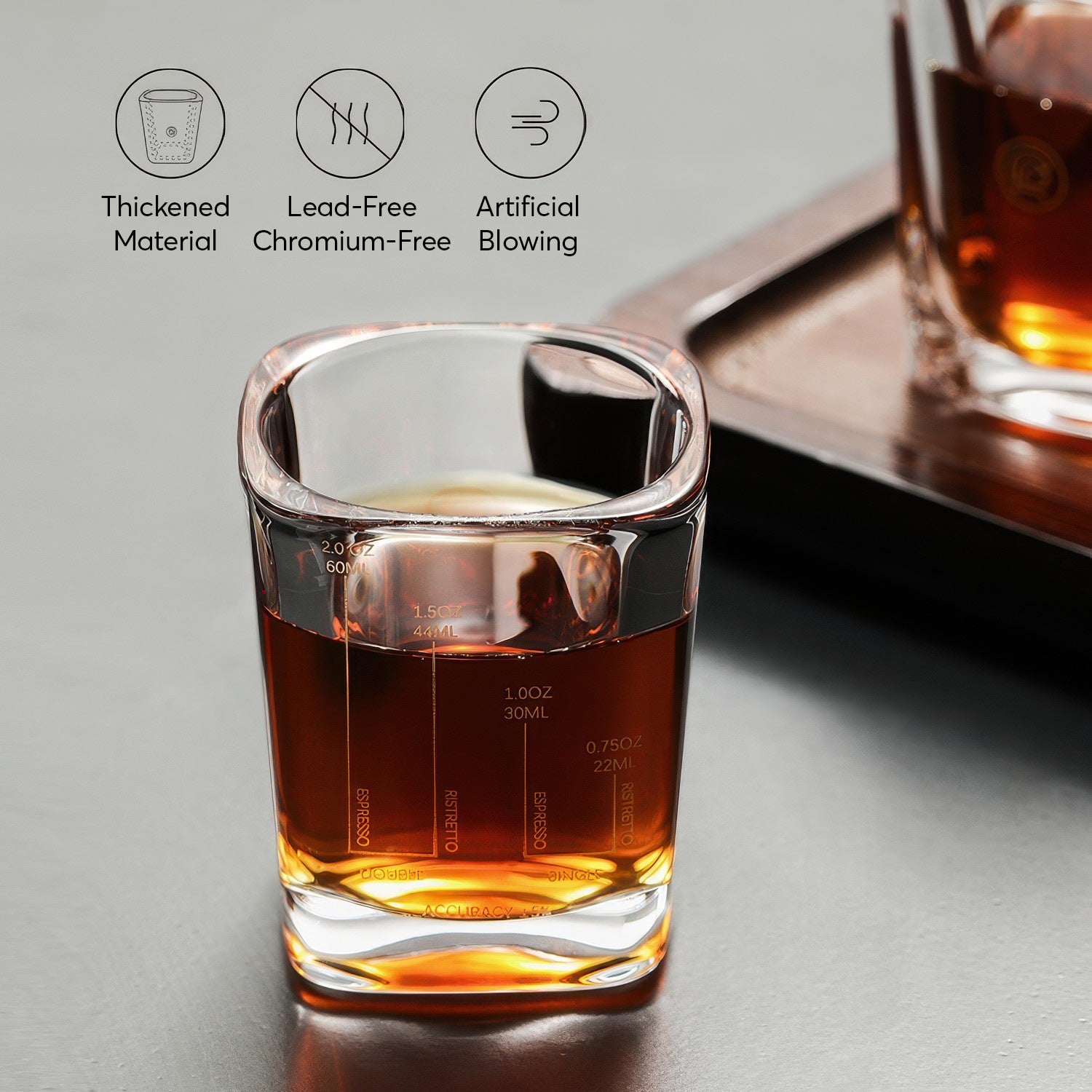 60ML Glass Espresso Shot Cup