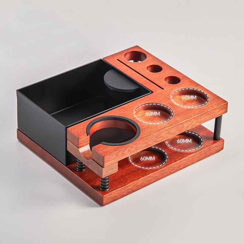 Espresso Tamping Station Knock Box - 9 in1 Espresso Tool