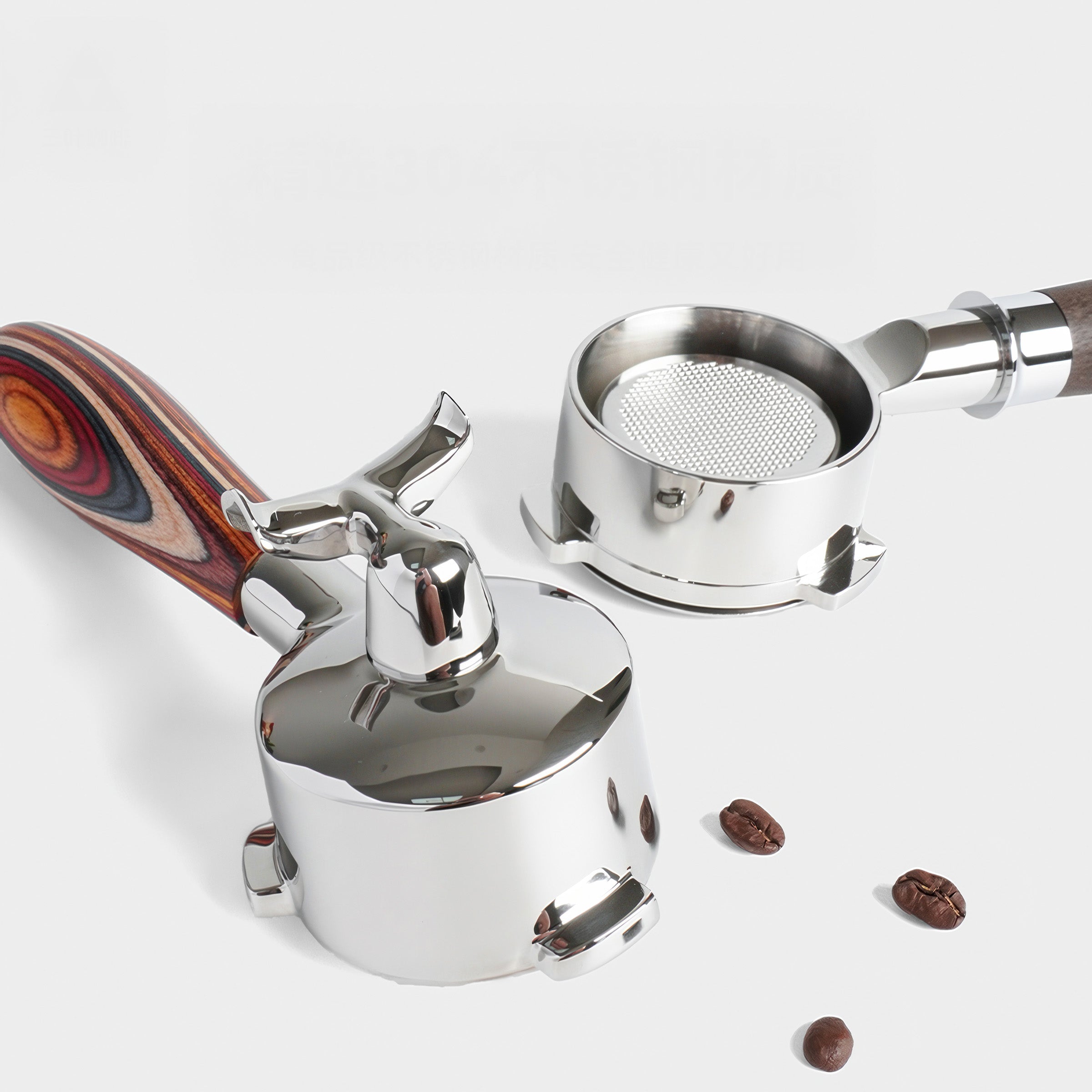 54mm Double Spouts Portafilter – Fits Breville Sage Barista Express