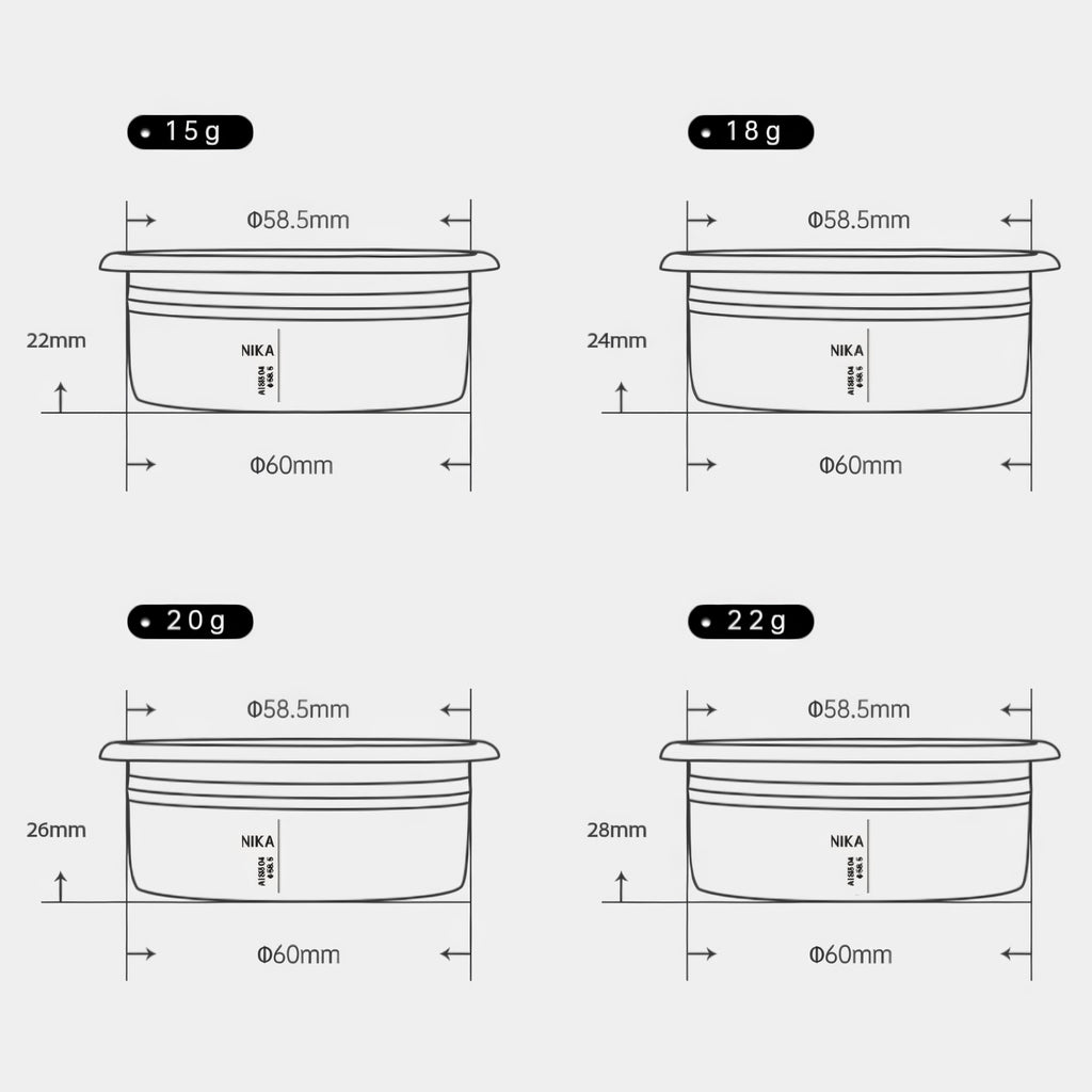 Coffee Espresso Filter Baskets Precision 58mm