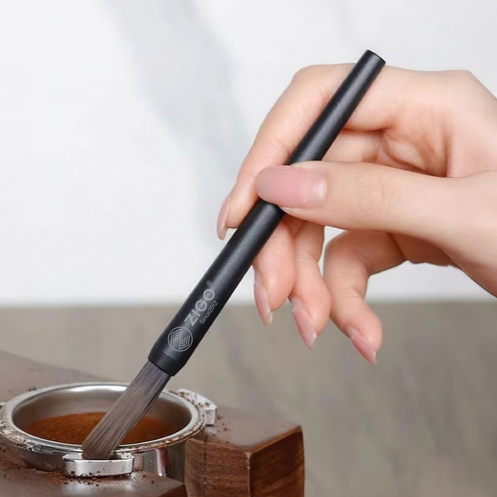 Wooden Coffee Grinder Clean Brush