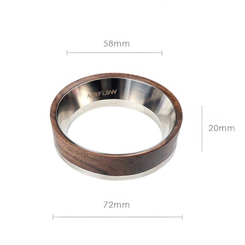 Walnut Dosing Ring 58mm