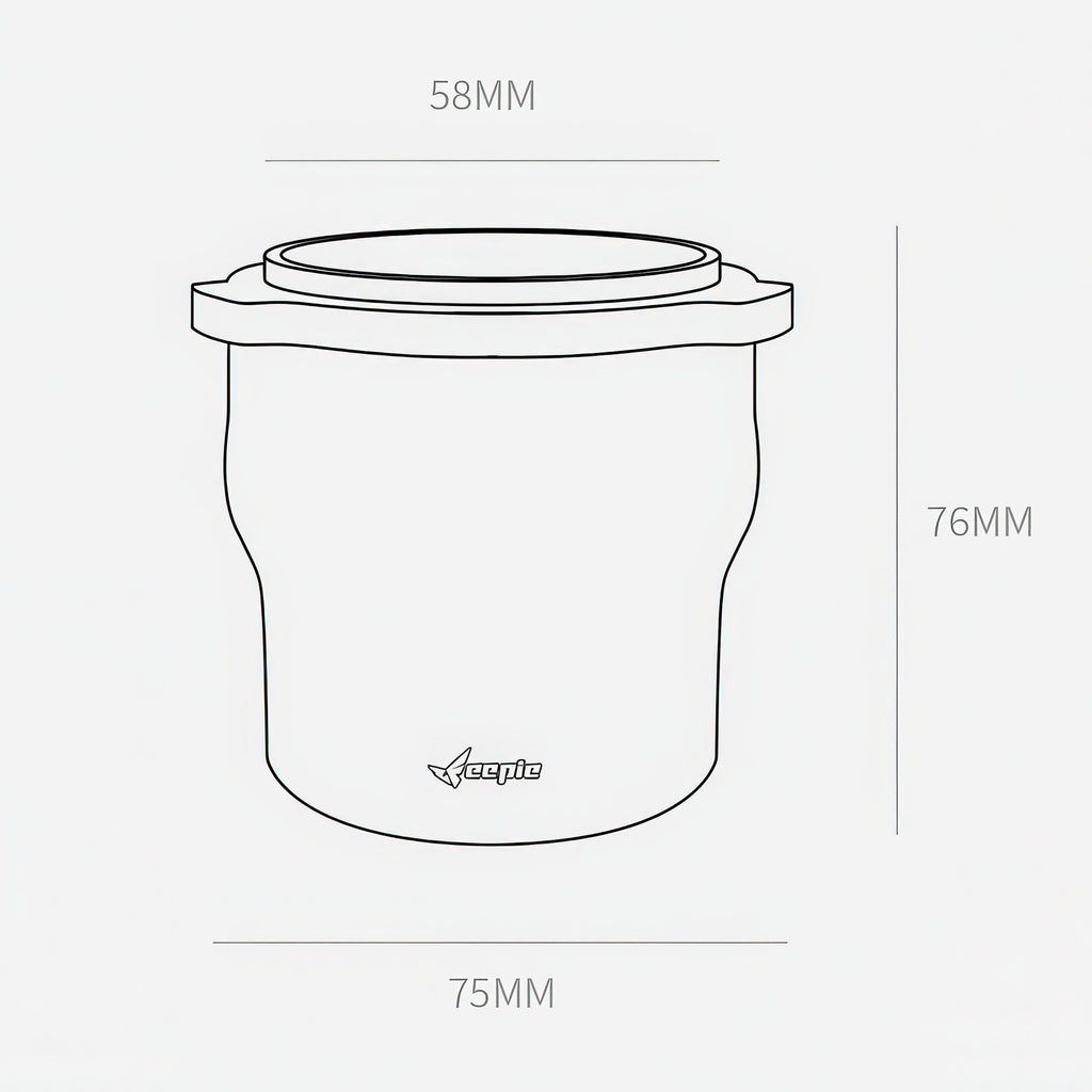 Coffee Dosing Cup Three-Ear Anti-Static