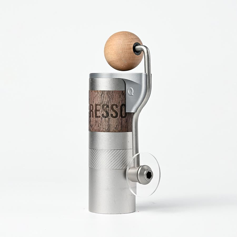 Cap and Handle Holder for Manual Coffee Grinders