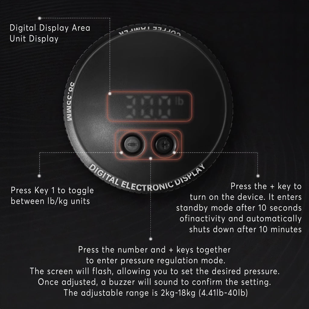 Adjustable Digital Tamper with Display