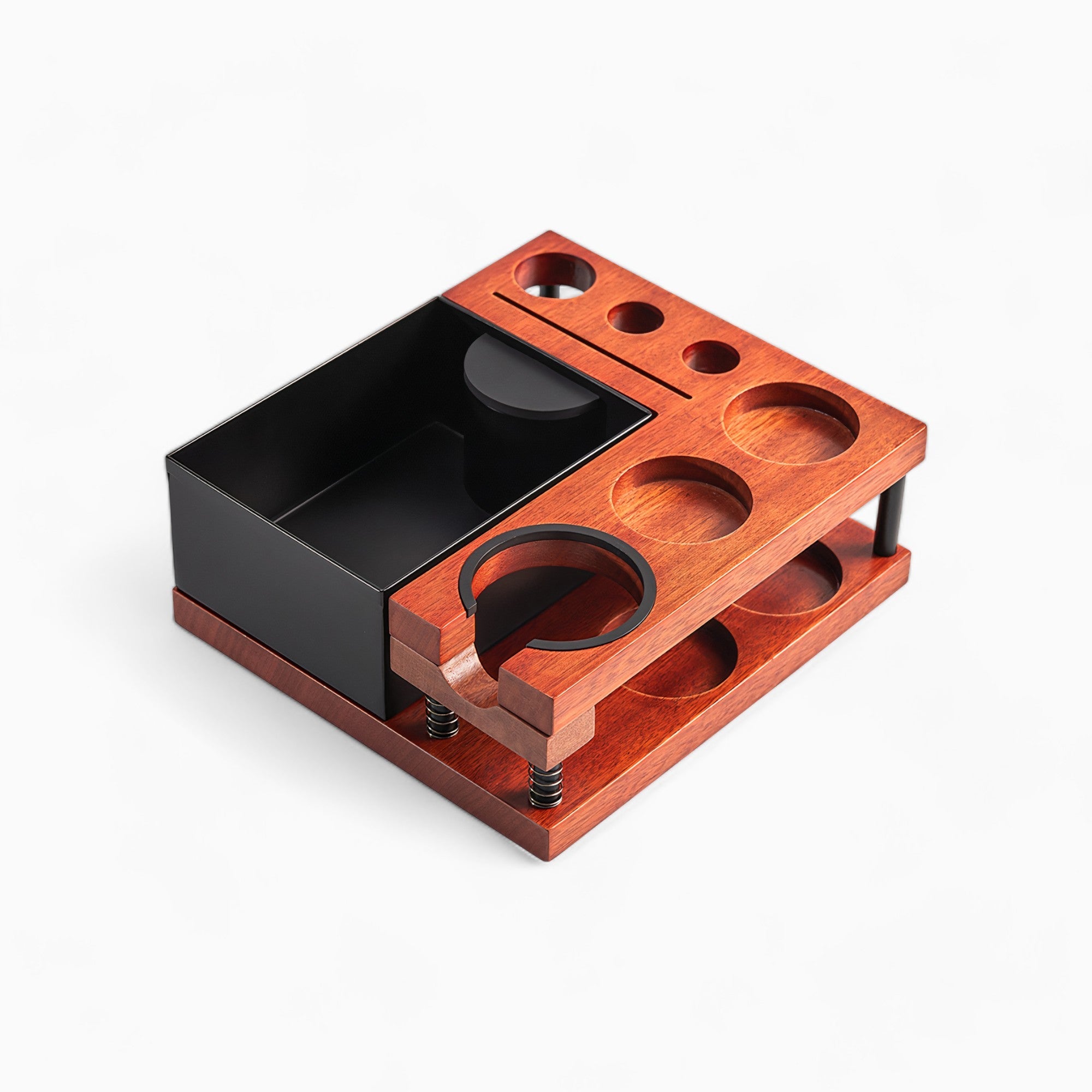 Espresso Tamping Station Knock Box - 9 in1 Espresso Tool